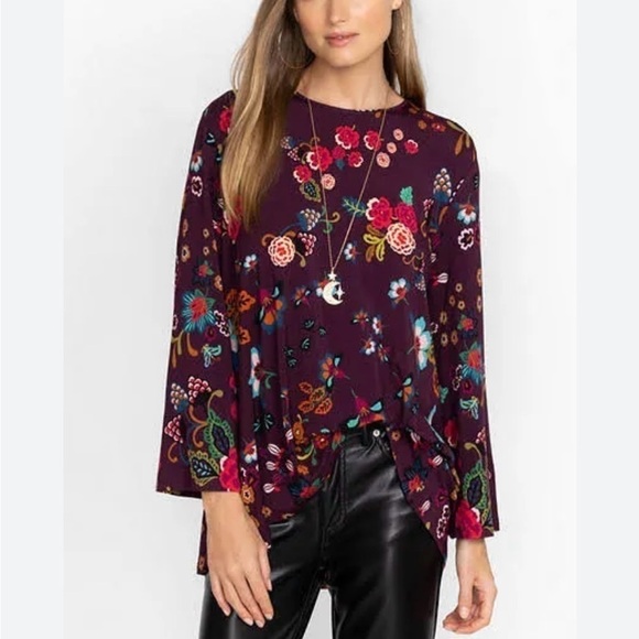 Johnny Was The Janie Favorite High Neck Swing Tunic, Size Small (v) - Picture 1 of 9